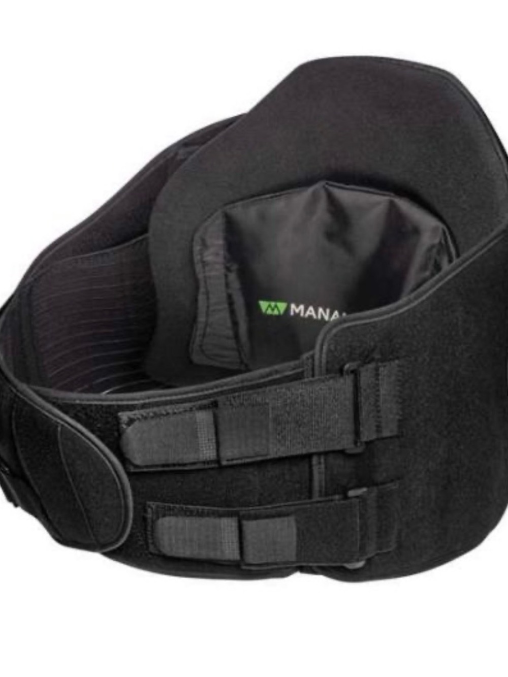 ManaCare Black Support Back Brace